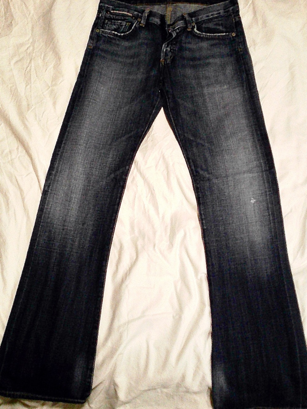 Citizens of Humanity Low Rise Dark Wash Straight-Leg Jeans — Size 27
